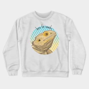 Bearded Dragon Snacks Crewneck Sweatshirt